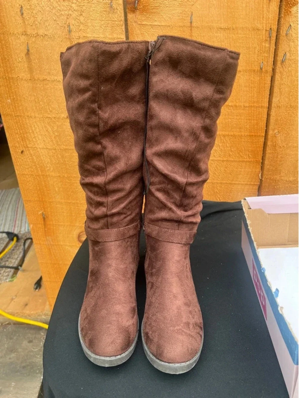 Pop Chambers Brown Seude boots